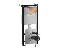 Omnires Eco Flush Set modulo di installazione con placca di comando per vaso sospeso STFWCECO1R45-RCP