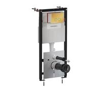 Omnires Eco Flush Set modulo di installazione con placca di comando per vaso sospeso STFWCECO1R45-RGL