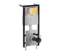 Omnires Eco Flush Set modulo di installazione con placca di comando per vaso sospeso STFWCECO1R45-RGLB
