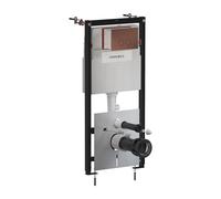 Omnires Eco Flush Set modulo di installazione con placca di comando per vaso sospeso STFWCECO1R45-RORB