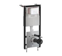 Omnires Eco Flush Set Strongframe + Minimal modulo di installazione con placca di comando per vaso sospeso STFWCECO1MRBP