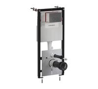 Omnires Flush Set modulo di installazione con placca di comando per vaso sospeso STFWC1R45RAT
