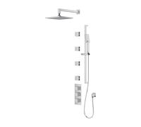 Omnires Fresh set doccia a parete con termostato con soffione cromo SYSFR12XCR
