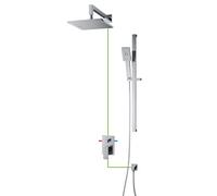 Omnires Fresh set doccia da incasso con soffione cromo SYSFR11CR