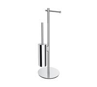 OMNIRES MODERN PROJECT set portascopino WC, MP60810CR, MODERN PROJECT [Accessori Bagno > Set Portascopino]