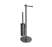 OMNIRES MODERN PROJECT set portascopino WC, MP60810GR, MODERN PROJECT [Accessori Bagno > Set Portascopino]