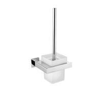 Omnires Nelson scopino wc avvitato cromo-vetro NL80620CR