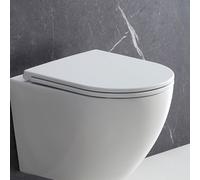 OMNIRES OTTAWA sedile WC per WC sospeso con SilentPower, OTTAWASPDEBP, OTTAWA bianco [WC > Sedili WC]