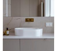 OMNIRES OVO lavabo da appoggio, OVOUNBP, OVO bianco [Lavabi > Lavabi da Appoggio]