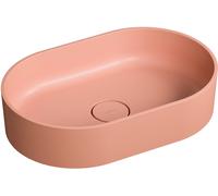 Omnires Ovo M+ lavabo 55x36 cm ovale da appoggio rosa opaca OVOUNCO