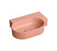 Omnires Ovo M+ lavabo 55x38 cm ovale da appoggio rosa opaca OVO555UWPCO