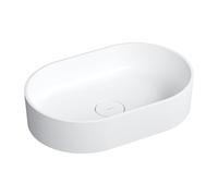 Omnires OVOUNBM, Lavabo da appoggio OVO M+, Matte white