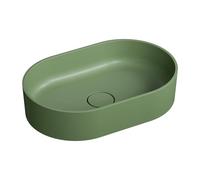 Omnires OVOUNOL, Lavabo da appoggio OVO M+, Olive