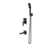 OMNIRES PARMA miscelatore monocomando, per vasca, SYSPMW01GR, PARMA grafite spazzolato [Rubinetteria Bagno > Rubinetteria Vasca]