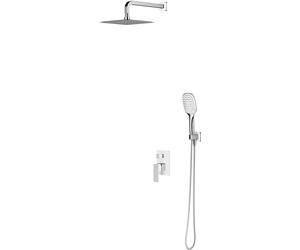Omnires Parma set doccia da incasso con soffione cromo-bianco SYSPM16ACRB