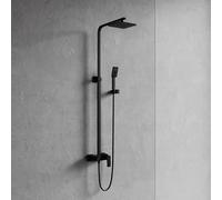 OMNIRES PARMA sistema doccia, miscelatore monocomando, PM7444BL, PARMA nero opaco [Rubinetteria Bagno > Sistemi Doccia]