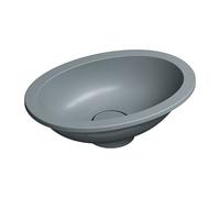 Omnires Shell M+ lavabo 38x25 cm ovale sottopiano opaca SHELL380UPAG