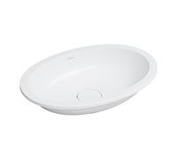 Omnires Shell M+ lavabo 48x31 cm ovale sottopiano bianco opaca SHELL480UPBM