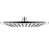 Omnires SlimLine soffione doccia 20x20 cm quadrata cromo-bianco WG220/OCRB