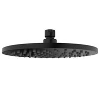 Omnires SlimLine soffione doccia 20x20 cm rotonda nero WG120BL