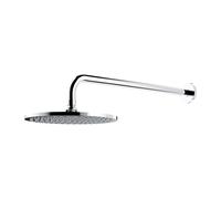 Omnires SlimLine soffione doccia con braccio 25.4x25.4 cm rotonda cromo WGSET1CR