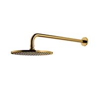 Omnires SlimLine soffione doccia con braccio 25.4x25.4 cm rotonda || WGSET1GL