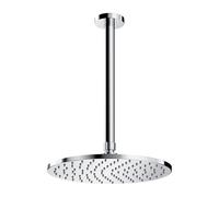 Omnires SlimLine soffione doccia con braccio 25x25 cm rotonda cromo WSSET1CR