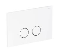Omnires Steel-R45 placca di comando per WC bianco ST45PS1WM