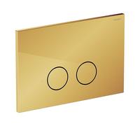 Omnires Steel-R45 placca di comando per WC oro ST45PS1GL
