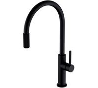 Omnires Switch rubinetto da cucina con filtro verticale nero SW9057-FD1BL