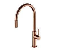 OMNIRES SWITCH rubinetto da cucina per sistema di filtraggio, orientabile, SW9057CPB, SWITCH rame spazzolato [Rubinetti da cucina con sistema di acqua potabile > Rubinetti per acqua potabile per filtr