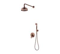Omnires SYSAD28ORB, Sistema doccia ad incasso Art deco, Copper
