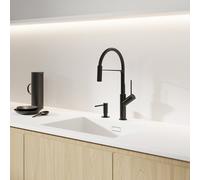 OMNIRES VITA rubinetto da cucina, orientabile, VI6350BLBL, VITA nero opaco [Rubinetteria da Cucina > Rubinetti da Cucina]