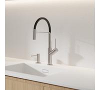 OMNIRES VITA rubinetto da cucina, orientabile, VI6350BLNI, VITA nichel spazzolato [Rubinetteria da Cucina > Rubinetti da Cucina]