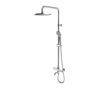 OMNIRES Y sistema doccia, termostatico, con riempimento vasca, Y1234ALCR, Y cromo [Rubinetteria Bagno > Sistemi Doccia]