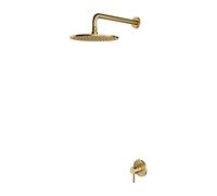 Omnires Y set doccia da incasso con soffione oro SYSY36GLB