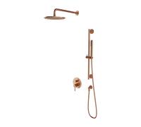 Omnires Y set doccia da incasso con soffione rame SYSY47CPB