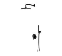 Omnires Y set doccia da incasso nero SYSY18BL
