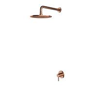 OMNIRES Y sistema doccia, miscelatore monocomando, SYSY36CP, Y rame [Rubinetteria Bagno > Sistemi Doccia]