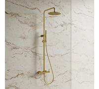 OMNIRES Y sistema doccia, miscelatore monocomando, Y1244MGLB, Y oro spazzolato [Rubinetteria Bagno > Colonne Doccia]