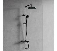 OMNIRES Y sistema doccia, termostatico, Y1244LUXLBL, Y nero opaco [Rubinetteria Bagno > Sistemi Doccia]