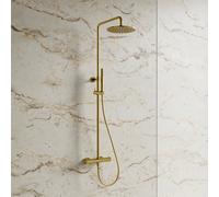 OMNIRES Y sistema doccia, termostatico, Y1244SUGLB, Y oro spazzolato [Rubinetteria Bagno > Sistemi Doccia]