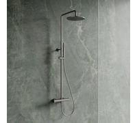 OMNIRES Y sistema doccia, termostatico, Y1244SUNI, Y nichel spazzolato [Rubinetteria Bagno > Sistemi Doccia]