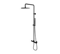 OMNIRES Y sistema doccia, termostatico, Y1244SUBL, Y nero opaco [Rubinetteria Bagno > Sistemi Doccia]