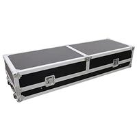 Omnitronic 059574 tavolo console strada 2 x TT con vassoio portatile nero