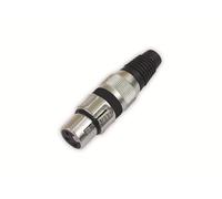 Omnitronic 30200111 10 x Boccola XLR (3 poli) Nero