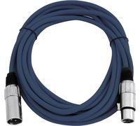 Omnitronic 3022010N XLR Colleging Cavo [1x XLR Plug 3 Poly-1x XLR Socket 3 Poly] 5,00 m blu (3022010N)