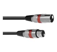 Omnitronic 3022050R XLR Cavo di collegamento [1x Spina XLR 3 poli - 1x Presa