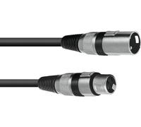 Omnitronic 3022055N XLR Cavo di collegamento [1x XLR Plug 3 Poly-1x XLR Socket 3 Poly] 10,00 M nero (3022055N)