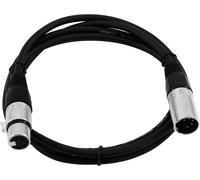 Omnitronic 30220763 XLR Cavo di collegamento [1x XLR Plug 5 Poly-1x XLR Socket 5 Poly] 1,00 M nero (30220763)